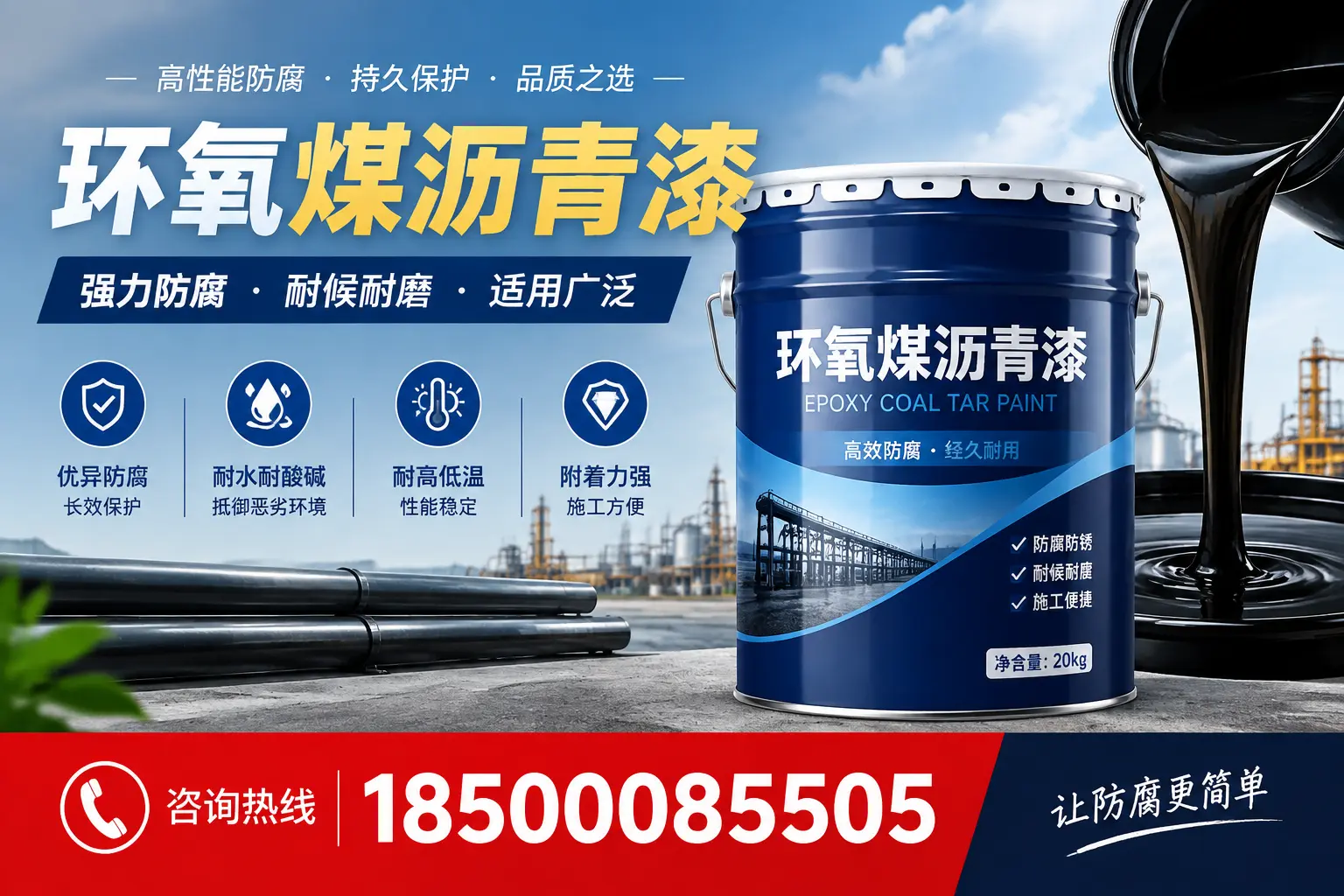 环氧煤沥青漆在不同气候条件下的表现分析,汕尾适用性